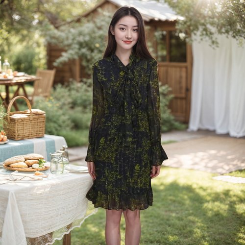 MieleKohler法式高级感连衣裙女