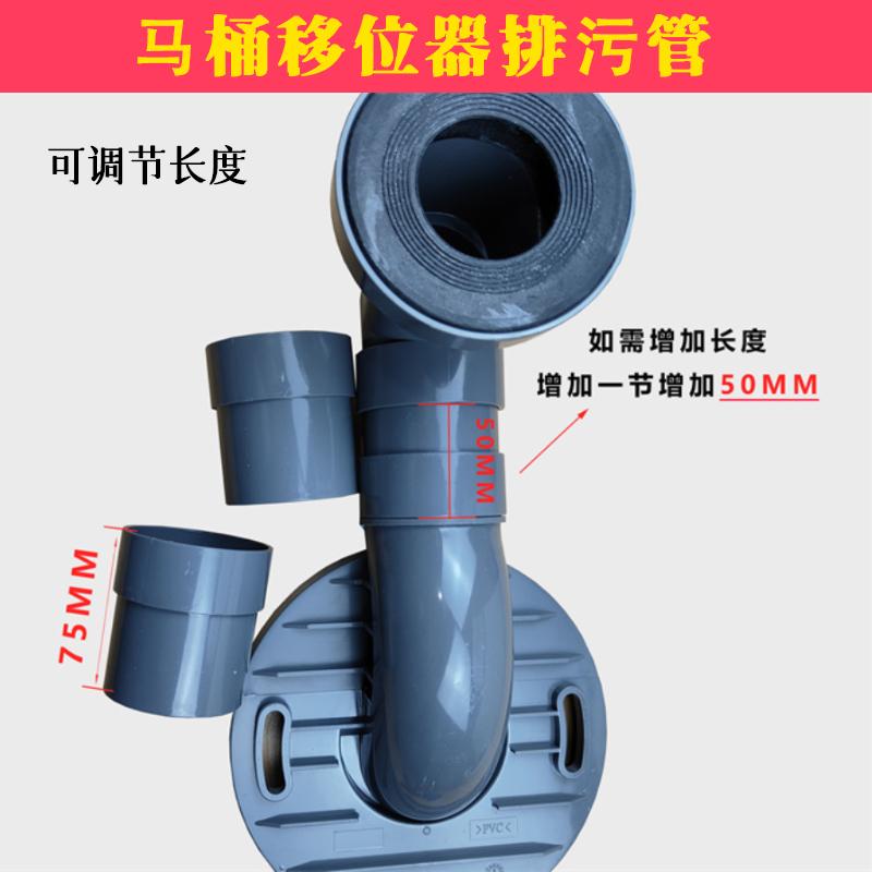 科勒可调节移位器排污管