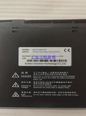 [汇生工控]汇川IS620FS1R6I-RT 伺服驱动器  实物拍摄九五