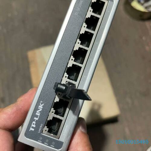 tplink TL-SF1008工业级导轨式，二手拆机95新