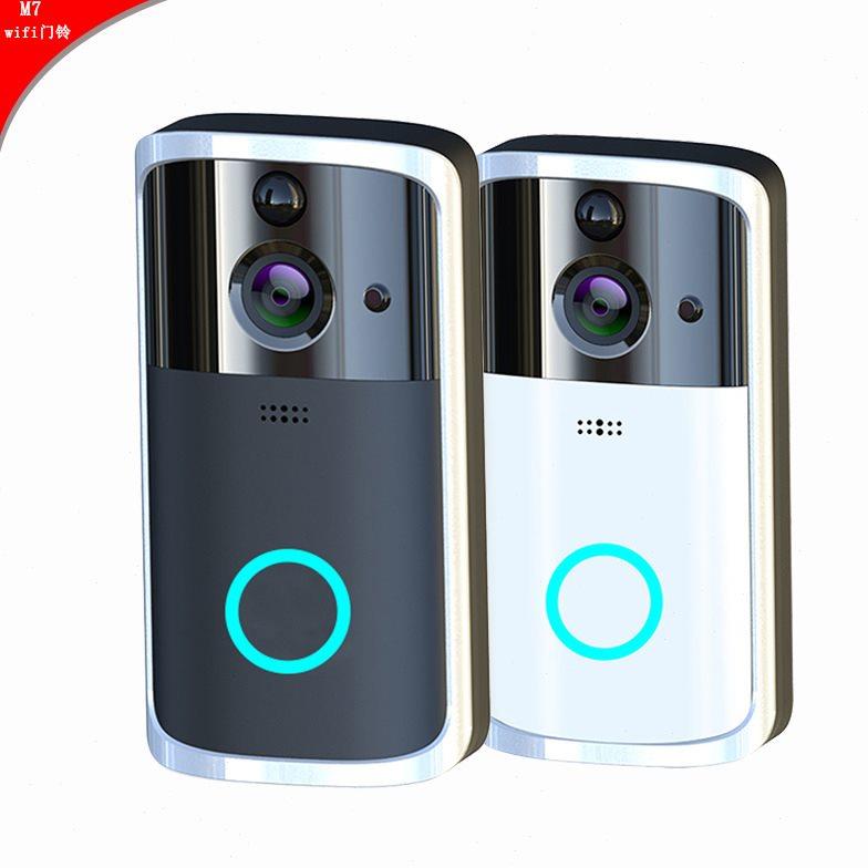 家用智能wifi可视门铃 M7无线可视对讲门铃手机远程监控视频门铃