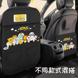 汽车座椅椅背防踢垫儿童后座保护垫车内用防脏防护垫后排防踢磨垫