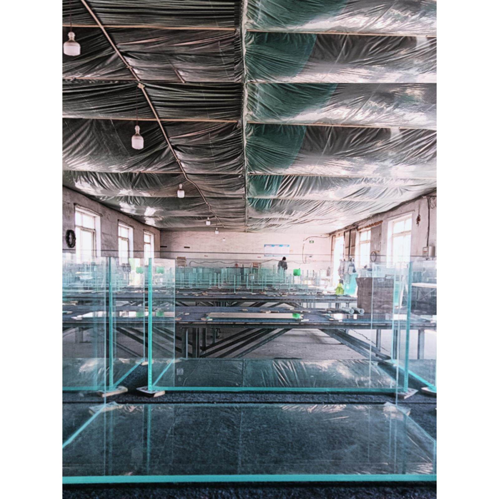 定制金晶超白玻璃鱼缸定做溪流家用大中小型长方形水草雨林乌龟缸