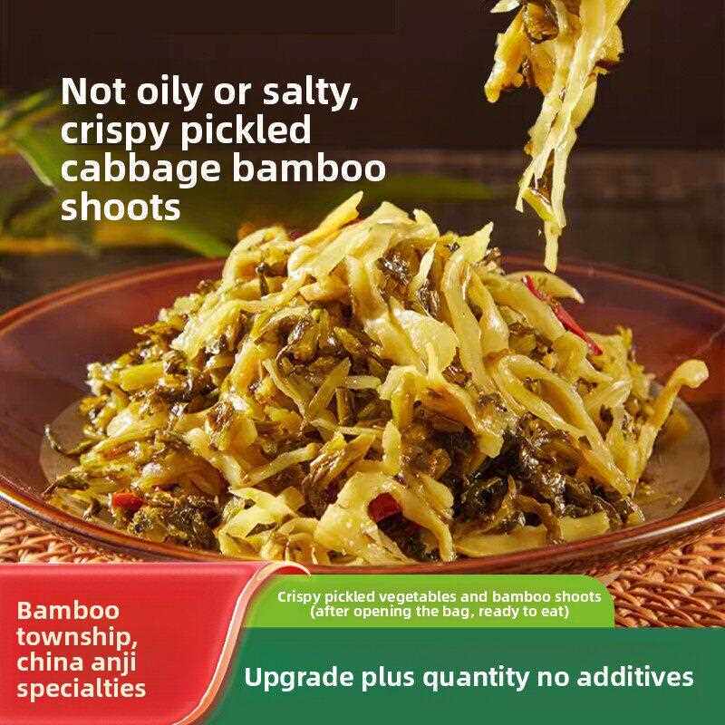 惊雷新品雪菜脆笋老坛冬菜袋装酱腌菜酸菜即食拌面拌饭下饭菜181g