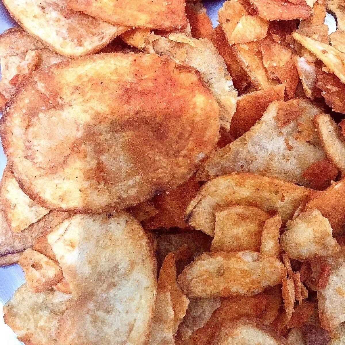 望花大薯片东北特产怀旧童年网红零食锅巴老式薯片散装包邮包装