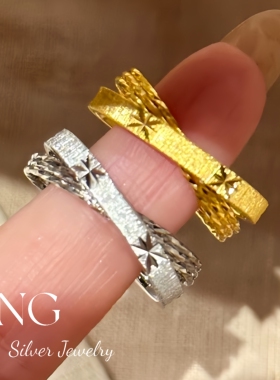 king银饰珠宝S925银星际相遇戒指