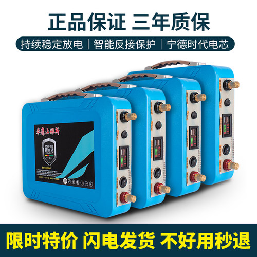 12V大单体电芯锂电池60A80A100A120A锂电池