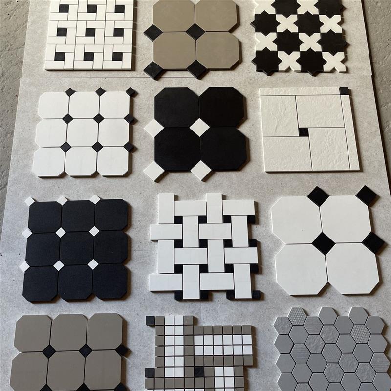 瓷砖单片卖法式装修Bauhaus包豪斯高定马赛克卫生间地砖通体全瓷