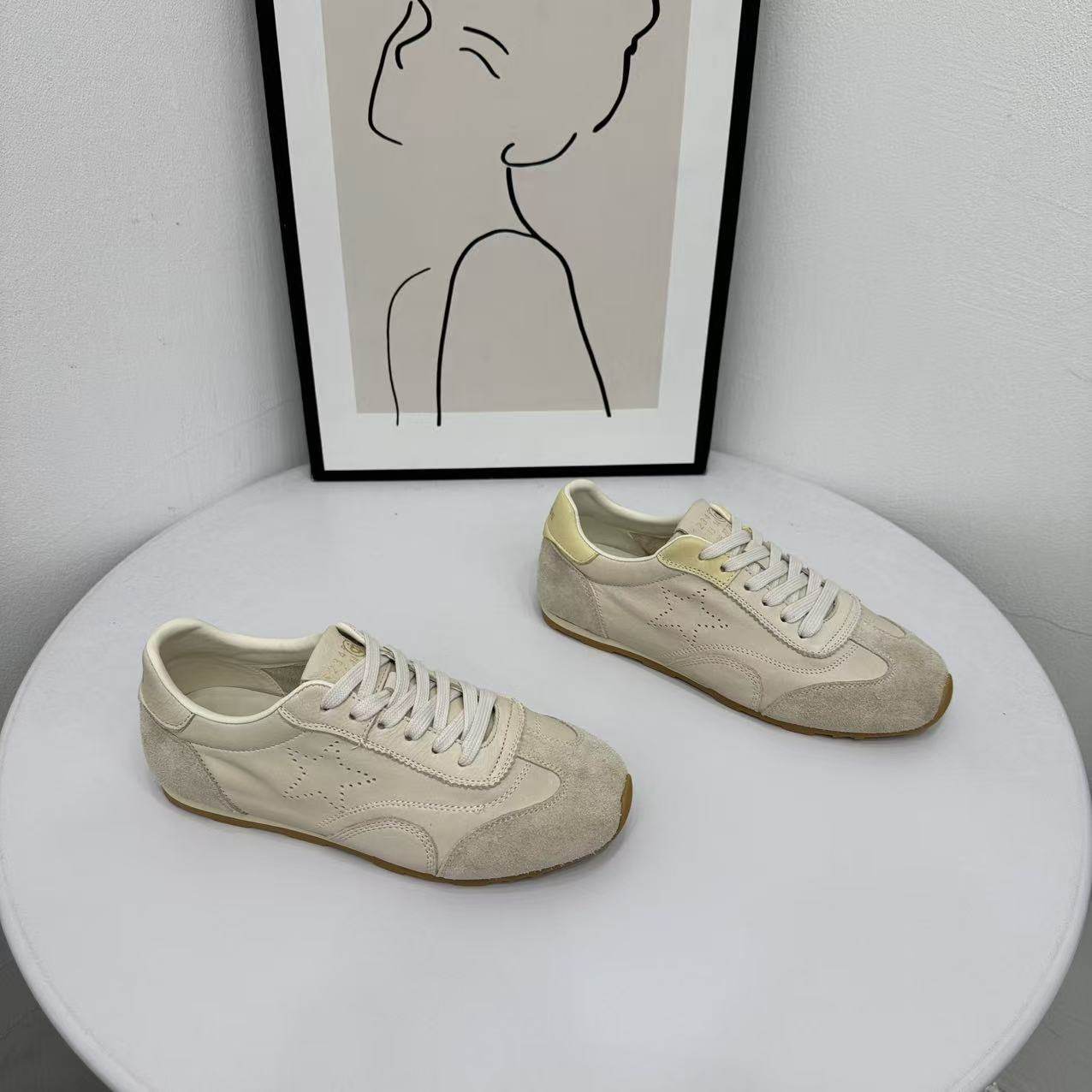 真皮复古德训鞋女2026春季新款平底百搭舒适超好看学院风设计感速,女鞋,德训鞋,淘宝优惠券,粉丝福利购,淘宝优惠卷