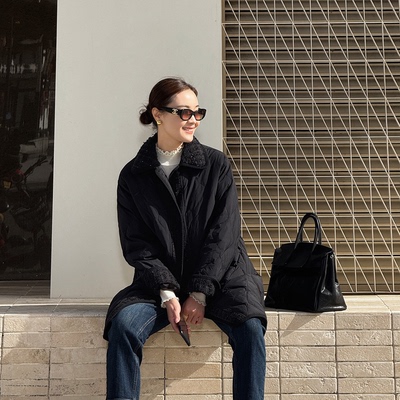 T井姐妹【香颂】设计感精致保暖香风鹅绒服YRF2510-TJ586