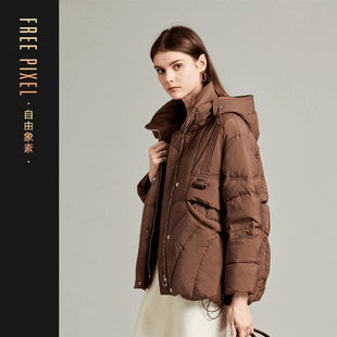 【江南悦】2025新款秋冬宽松白鹅绒羽绒服女士短款羽绒服显瘦保暖