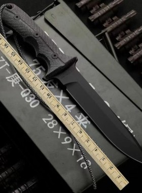 克里斯里夫绿扁帽刀开山路生存水果刀高锰钢开刃刀具野外防身户外