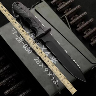 克里斯里夫绿扁帽刀开山路生存水果刀高锰钢开刃刀具野外防身户外