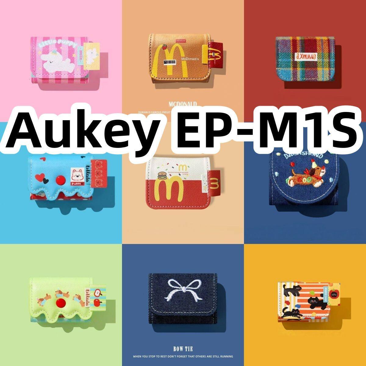 适用于Aukey EP-M1S耳机套一体翻盖皮套保护套防摔