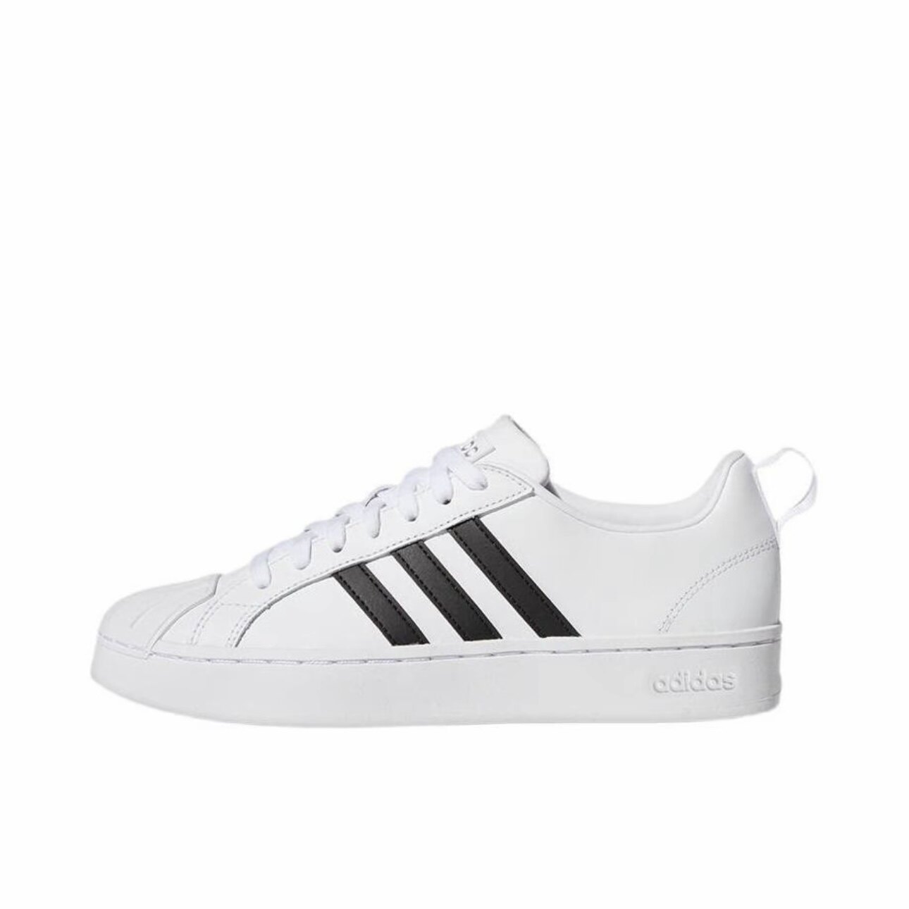 阿迪达斯adidas neo Streetcheck舒适板鞋男款白黑GW5493 成都仓