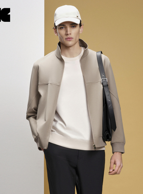 LNG2024春新款三防科技面料立领上衣宽松弹力夹克外套男