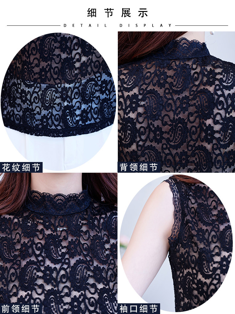 FAKE COLLAR CHILDRENS WILD FAKE COLLAR 2022 KOREAN VERSION AUTUMN WINTER SWEATSHIRT NECK CASUAL BASE SHIRT WOMENS INNER LACE