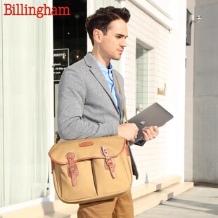 Billingham白金汉Hadley 进口纯手工制作生日礼物 Large单肩单反摄影包可放17寸电脑相机包英国原装