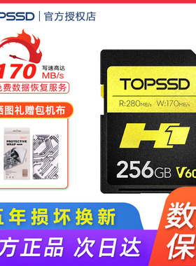 天硕H1 高速SD卡 摄影摄像专用内存sd卡 双芯高品质存储卡 256GB