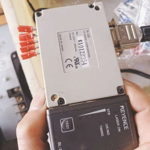 议价KEYENCE基恩士BL-701激光条码读取器扫描头 一整套维修