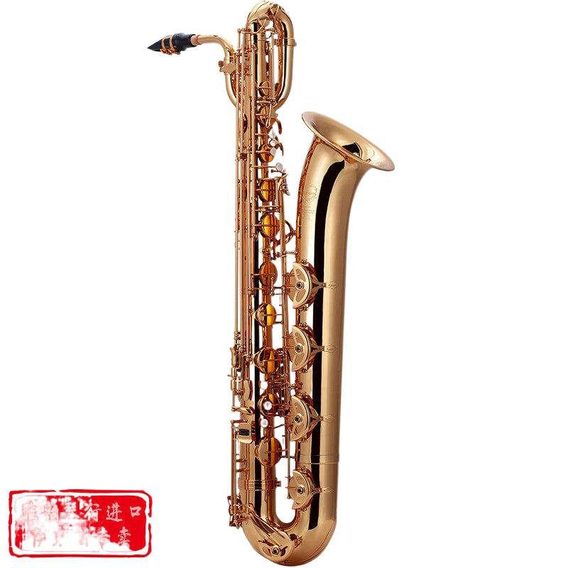 台湾韦笙堡 宇宙系列5系列 上低音萨克斯 B-500GL上 上低音漆金