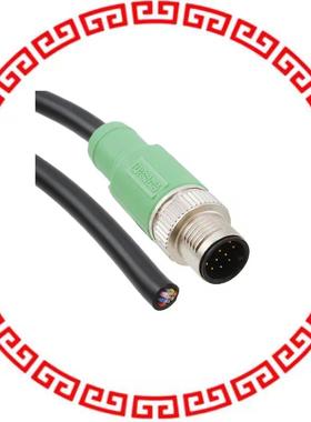 1554775 CBL MALE TO WIRE LEAD 12P 4.92'