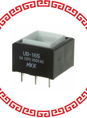 UB16SKW03N SWITCH PUSHBUTTON SPDT 5A 125V