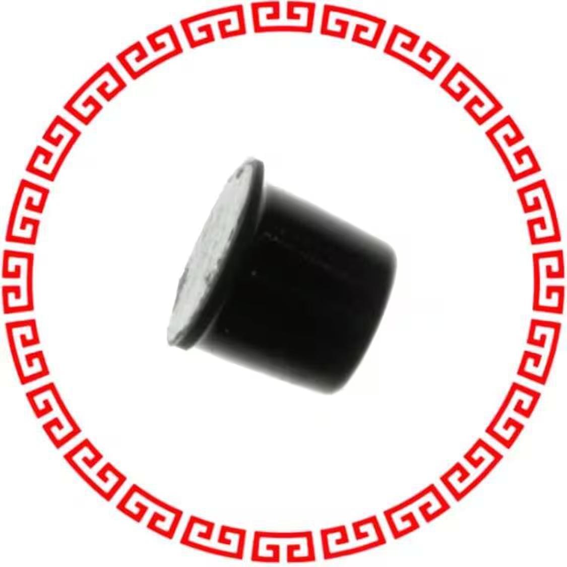 SJ61A4 BUMPER CYLIN 0.375 DIA BLK