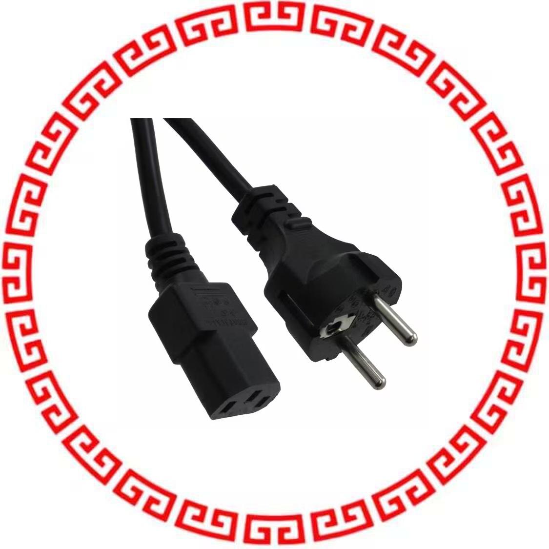 800-0.75-14X-BL-00200 CORD CEE 77-C13 10A 250V