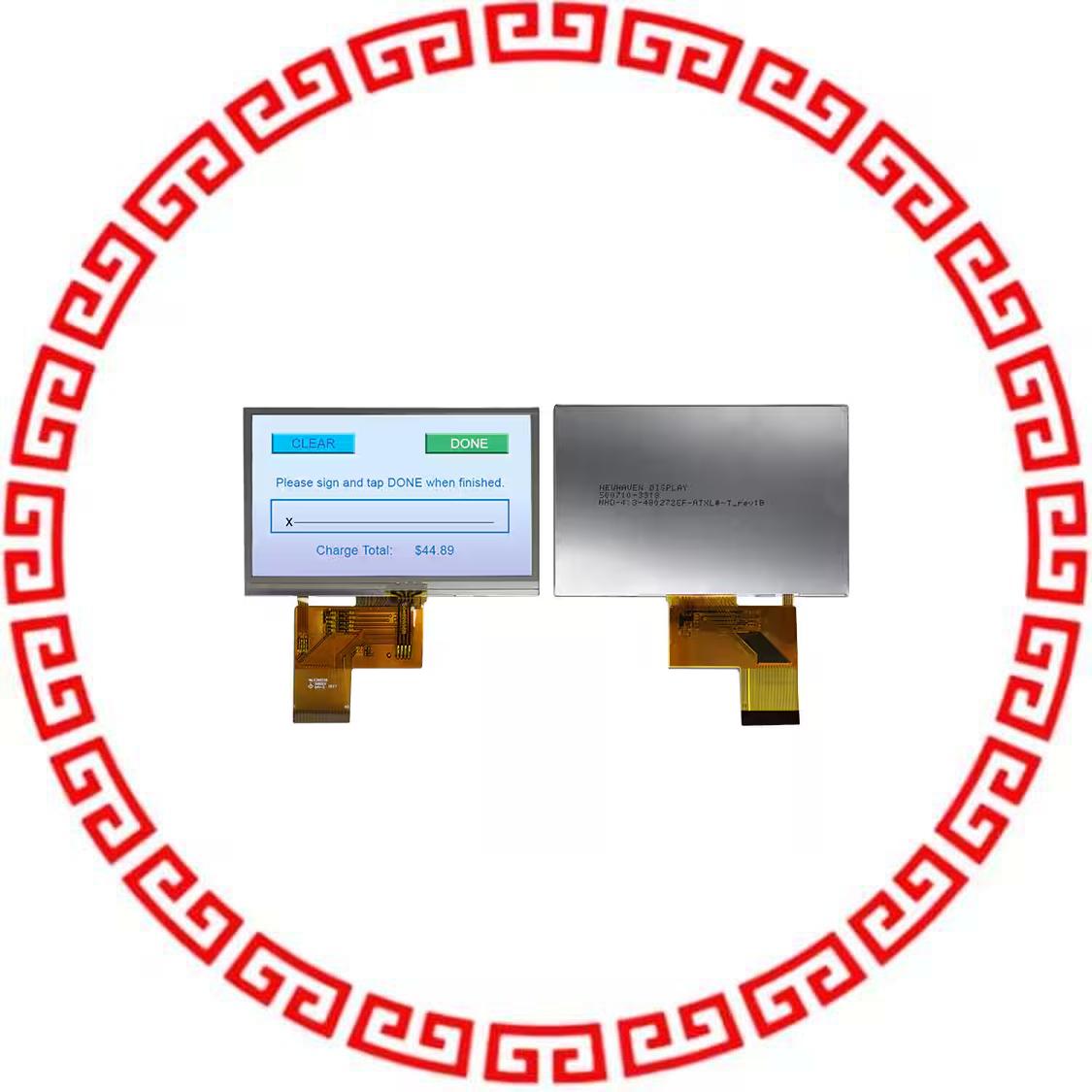 NHD-4.3-480272EF-ATXL#-T LCD TFT 480X272 6 OCLK VIEW