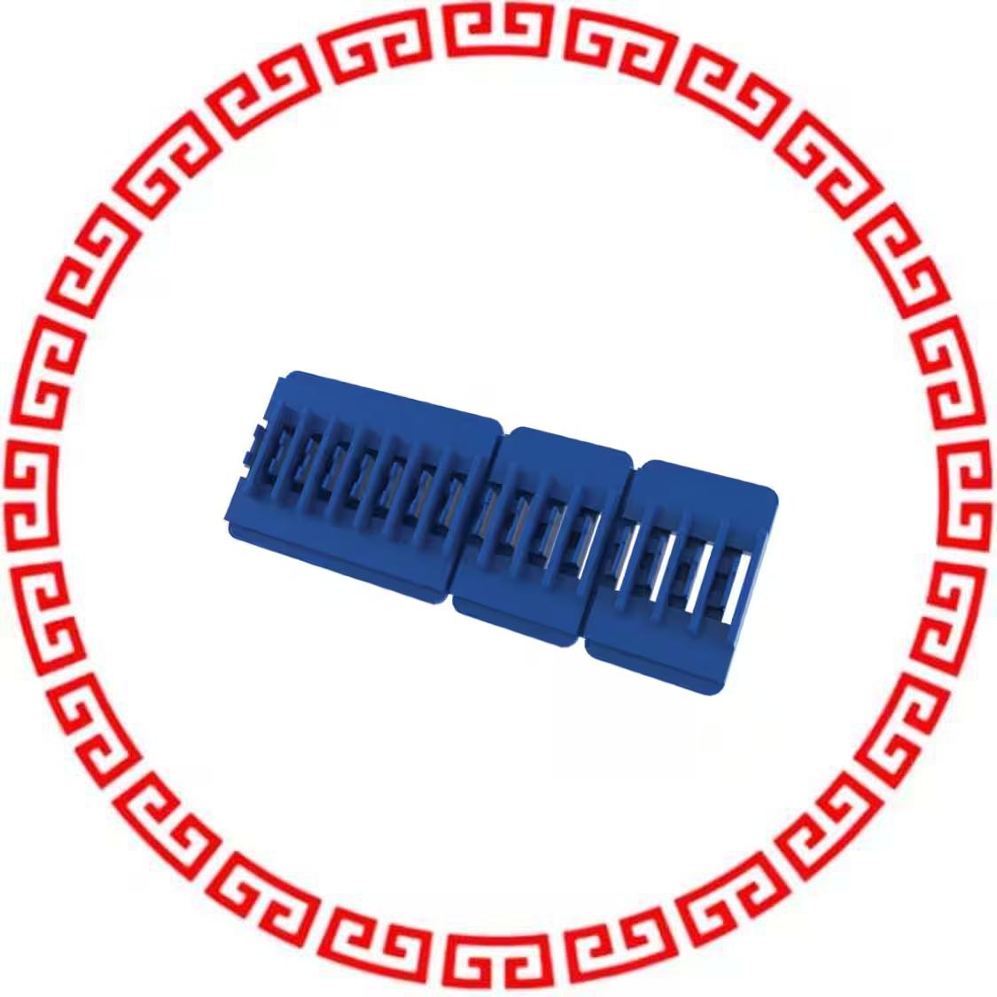 EFA04-08-ASS FIBER CLIP,BLUE,8/4/4,2MM