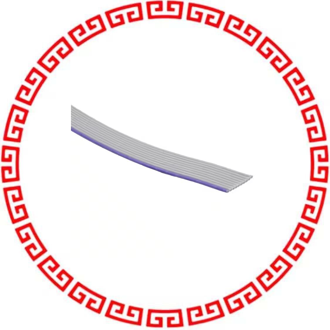 3749/10 100 CBL RIBN 10COND 0.025 GRAY 100'