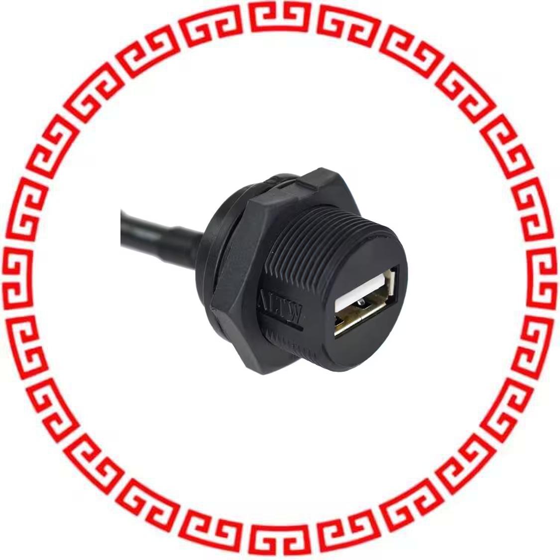 UA-20PMFP-SC8002 USB PANEL SCREW 20A M CONN F PIN