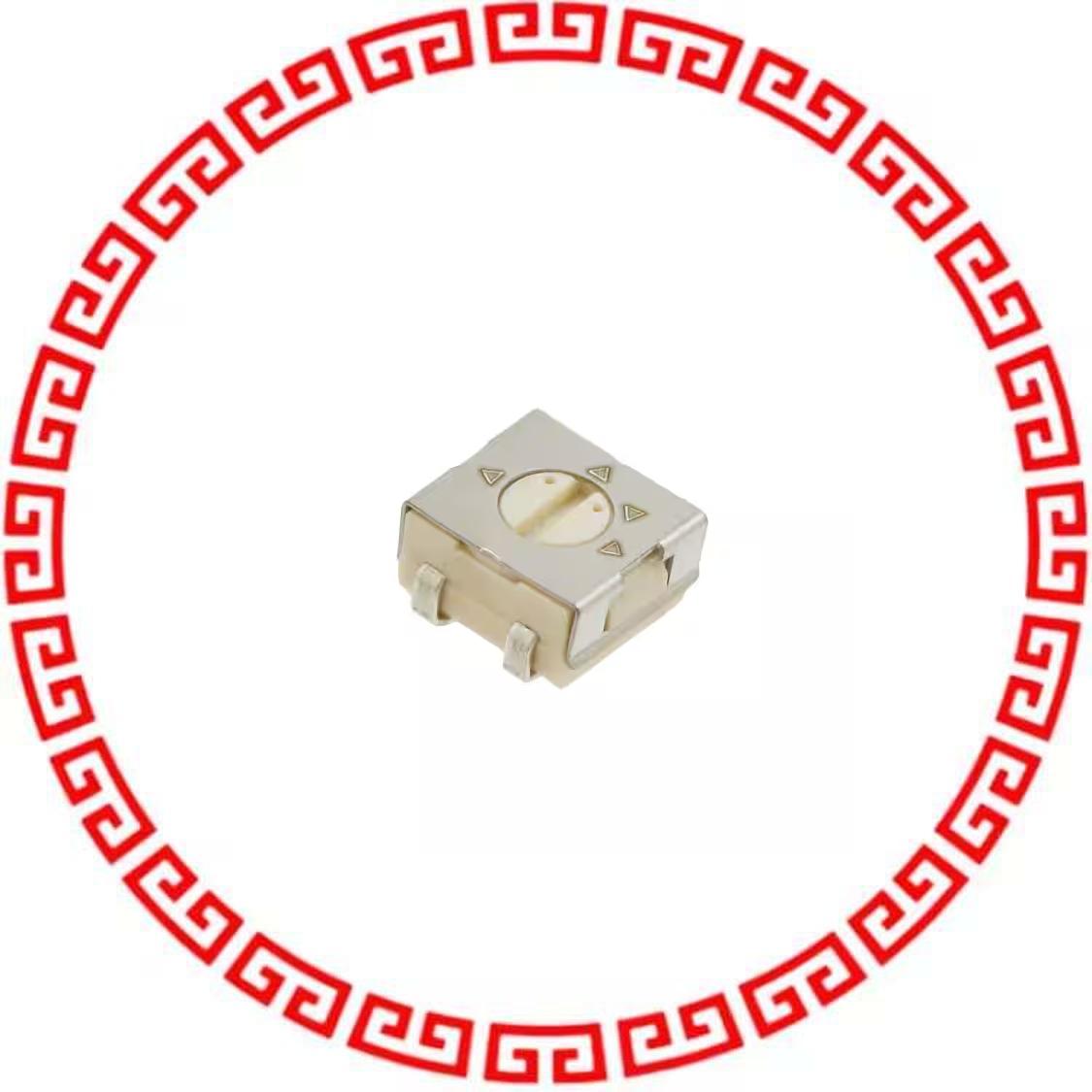 23AR1KLFTR TRIMMER 1K OHM 0.25W J LEAD TOP