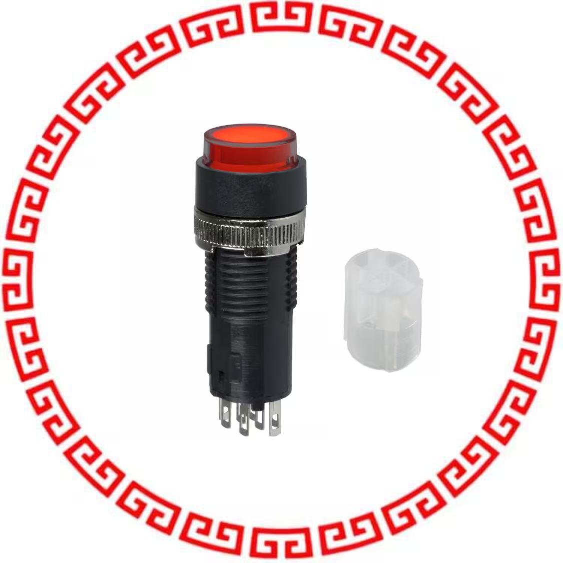 KB26CKW01-5C-JC SWITCH PUSHBUTTON DPDT 1A 125V