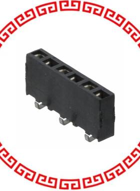 1241152-6 CONN RCPT 6POS VERT .100 SMD