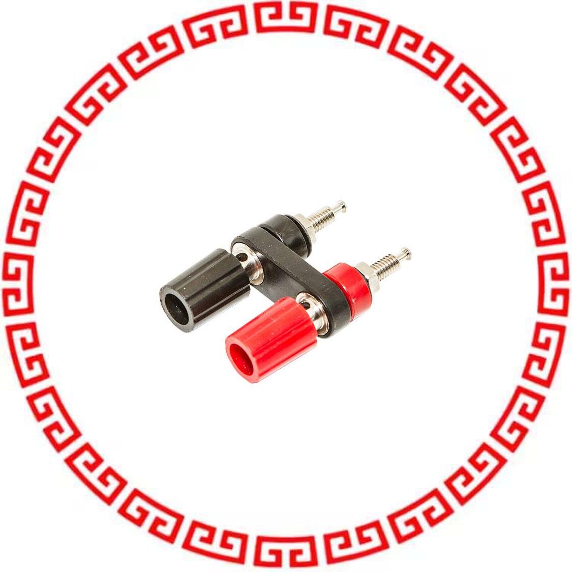 BU-P4243-0 SLIM-LINE DUAL BINDING POST