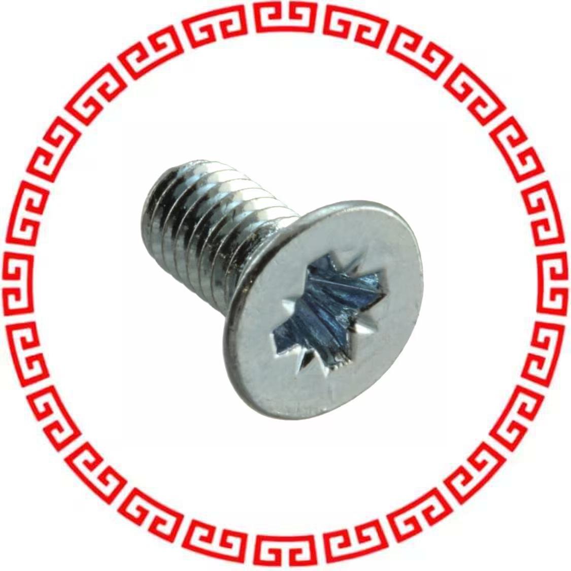 3684233 FLAT CSK SCREW M3X6MM 100PCS