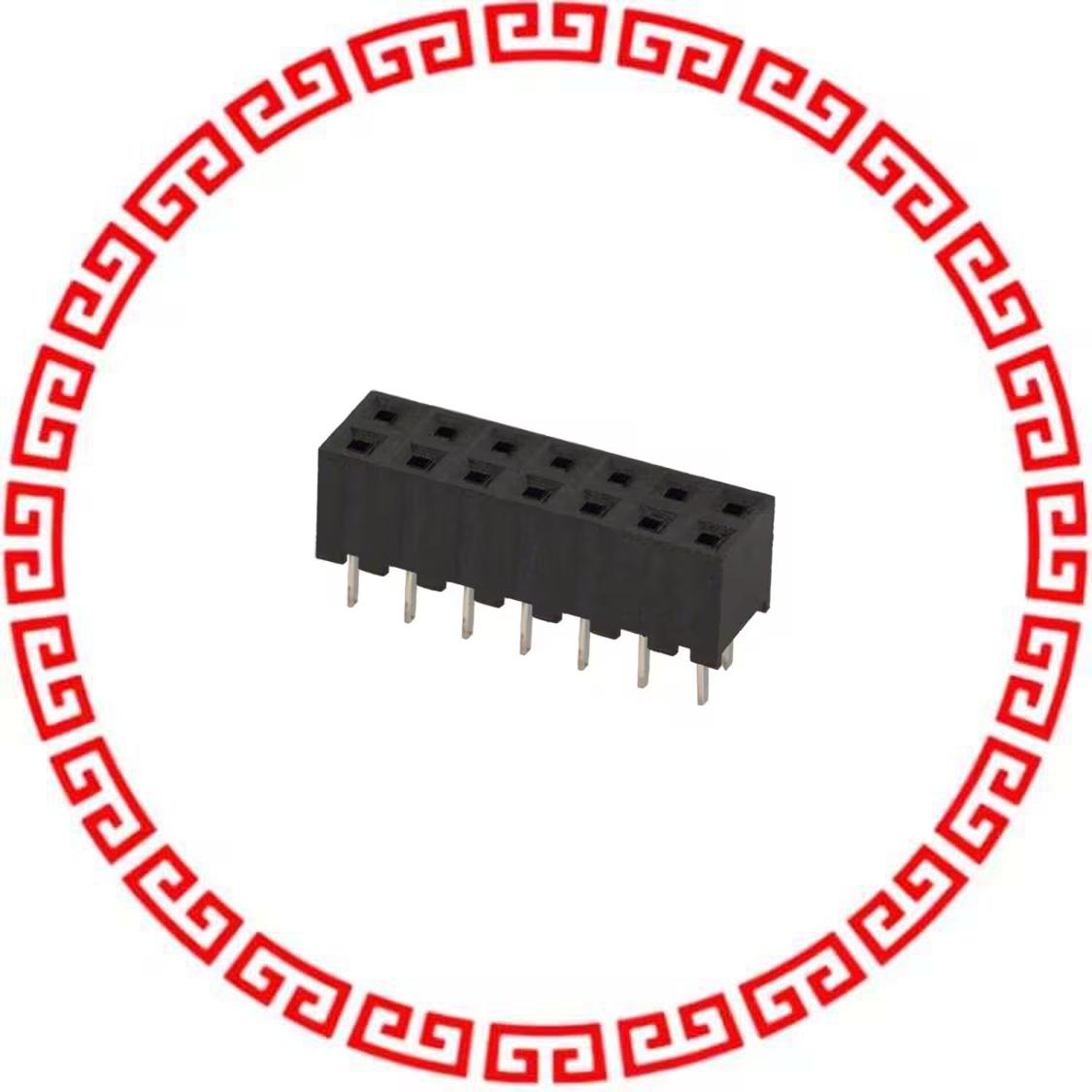 A3C-14DA-2DSA(71) CONN RECEPT 14POS 2MM GOLD DIP