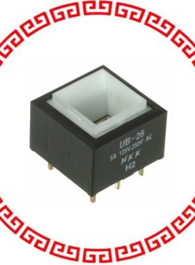 UB26SKW036B SWITCH PUSHBUTTON DPDT 5A 125V