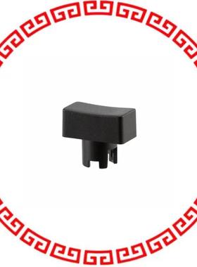 1PS09 CAP TACTILE RECTANGULAR BLACK