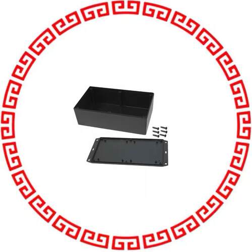 1591XXESFLBK BOX PLASTIC BLK 7.62