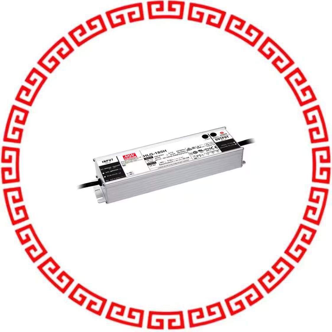 HLG-185H-54A LED DVR CC/CV AC/DC 49-58V 3.45A