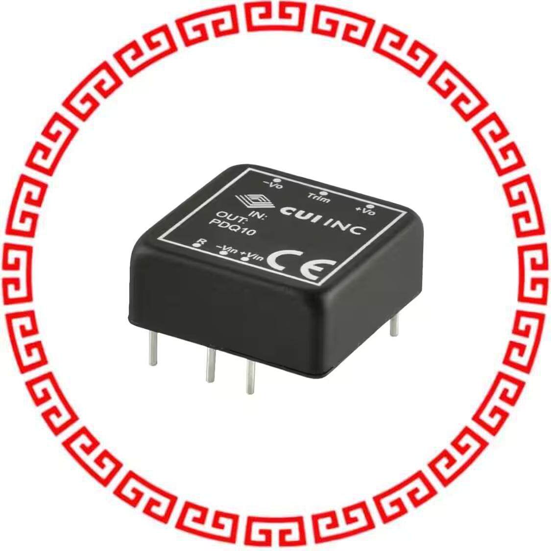 PDQ10-Q48-D12-D DC DC CONVERTER +/-12V 10W