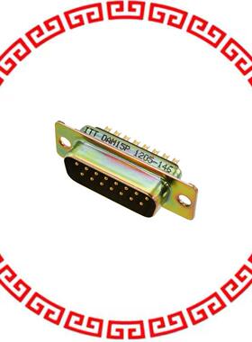 DAM-15P CONN D-SUB PLUG 15POS PNL MNT