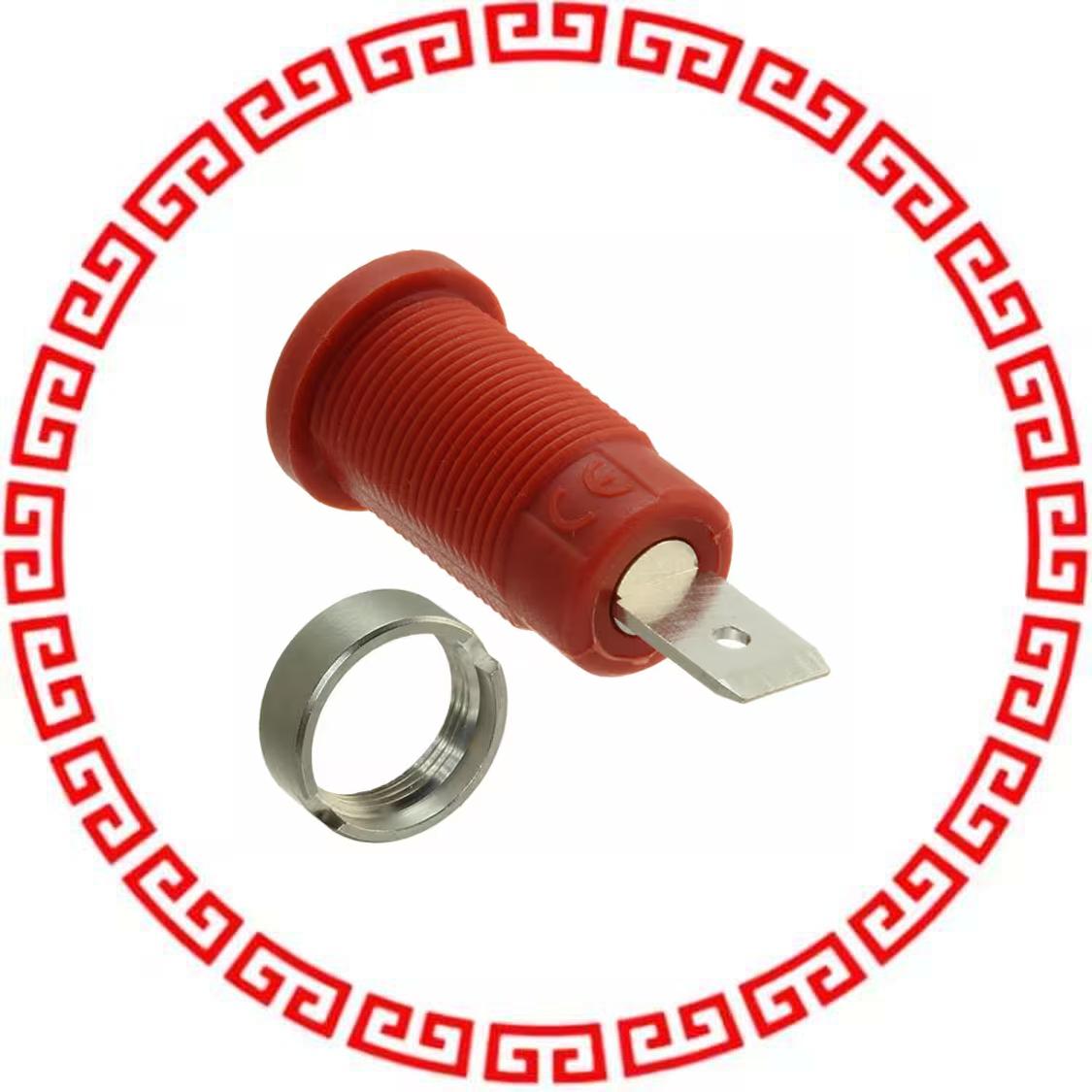 CT2238-2 4MM SAFETY JACK, .25 FASTON - PA