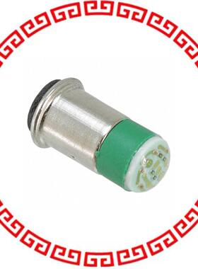 5851325F LED MIDGET FLANGE BASE 28V GRN