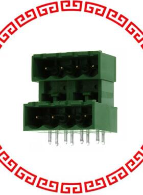 284061-4 TERM BLOCK HDR 8POS 90DEG 5.08MM