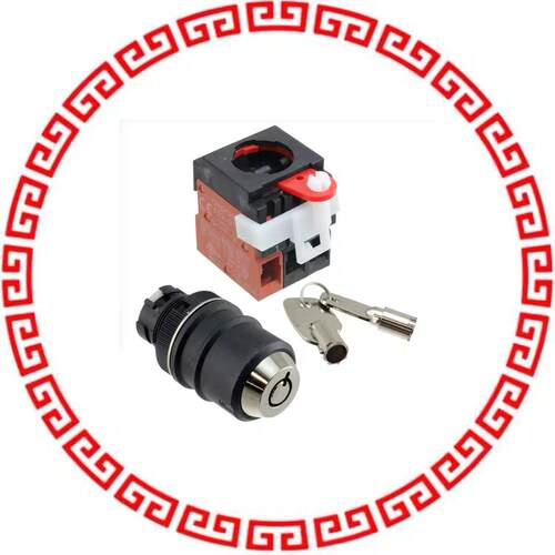 A22TK-2LL-21-K01 SWITCH KEYLCK 2POS DPST 10A 110