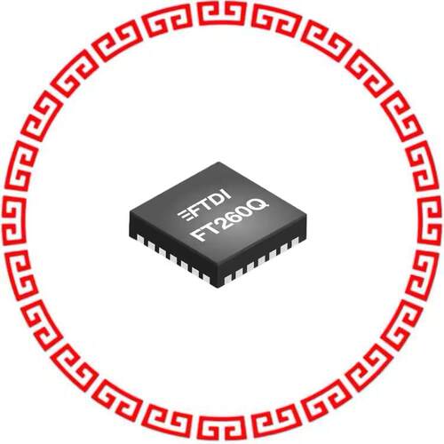 FT260Q-T IC BRIDGE USB TO UART/I2C 28WQFN